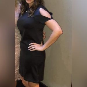 Black cocktail dress